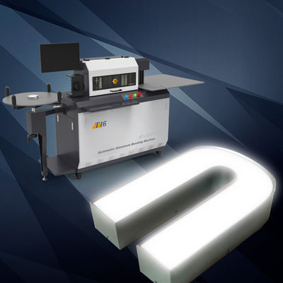 Machine de pliage de petites lettres EJON T16 personnalisée en aluminium Sign Letter Bender avec contrôle de profondeur