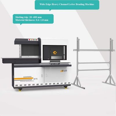 Machine de pliage de grandes lettres pour la publicité extérieure avec système de contrôle à 4 axes SERVO
