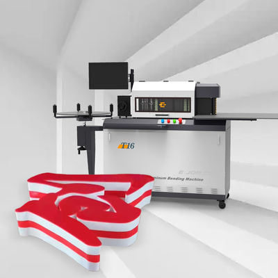 Solution publicitaire EJON T16 Machine à bande de canaux en aluminium CNC pour le pliage de mini-enseignes