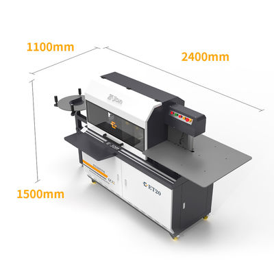 Machine de pliage de lettres à chaîne personnalisée pour l'encoche de lettres 3D EJON ET20C
