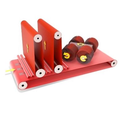 25-1000 mm Largeur du matériau Plaque métallique Machine abrasive pour le déboulage et le ponçage de la rouille