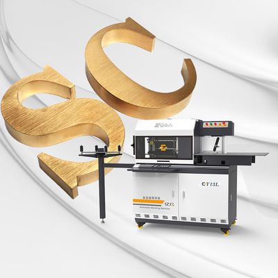 Y13L CE Machine automatique de pliage de rue pour les lettres de canal en acier inoxydable 3D CNC