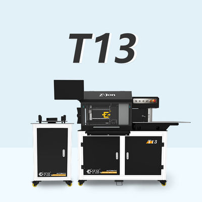 Ejon T13 Machine à plier les lettres de canal Système de fente automatique et plaque galvanisée