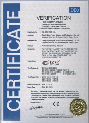 EJON W40 certifié CE, machine à plier en aluminium de 3 mm avec système de commande à 4 axes SERVO