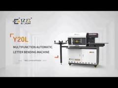 Ejon Y20L La solution d'automatisation avancée pour le pliage de lettres métalliques dans la publicité